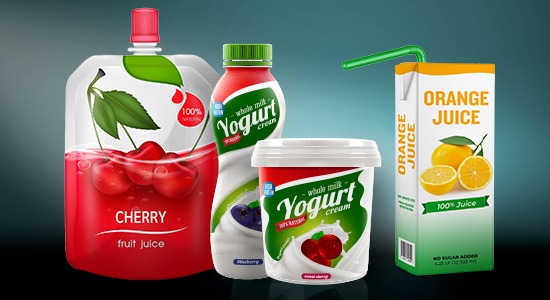 cherry-juice-yogurt-orange-juice-packaging